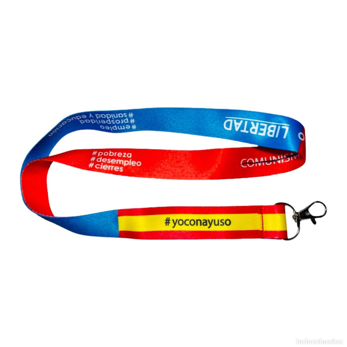 Collection of Keychains: Lanyard &ndash; Cinta Cuello - Pp Ayuso Madrid Libertad - L020