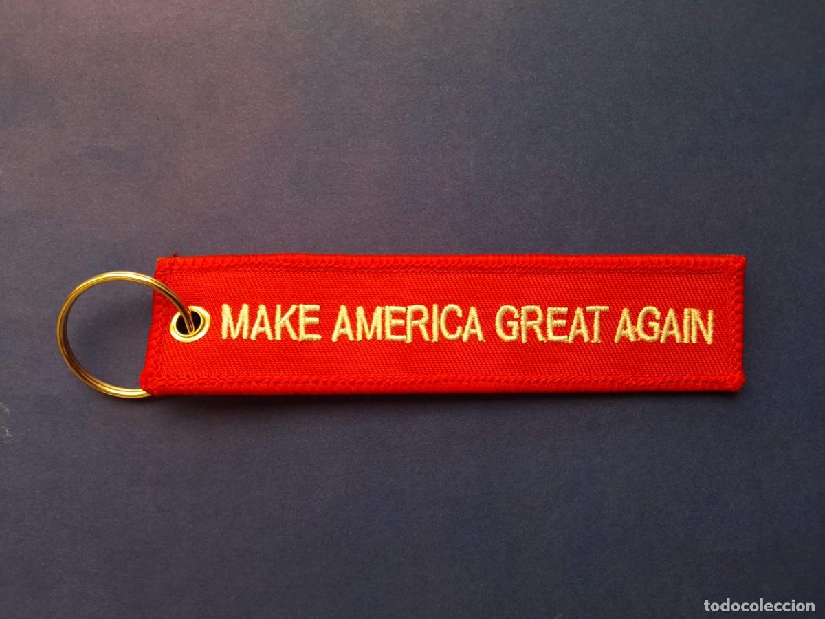Sammlung von Schl&uuml;sselanh&auml;ngern: Llavero TRUMP. Llavero Make America Great Again. NUEVO