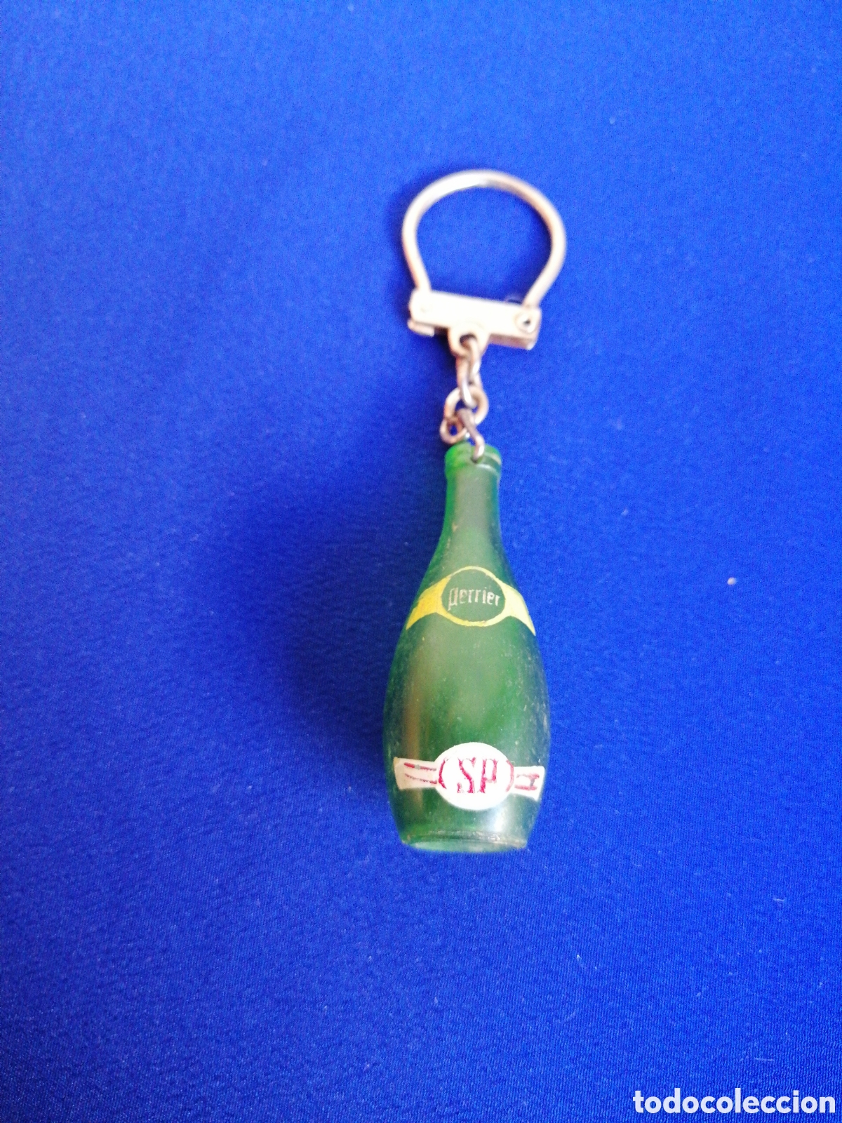 Collezionismo di Portachiavi: PERRIER AGUA - BOTELLA LLAVERO PUBLICIDAD ANTIGUO
