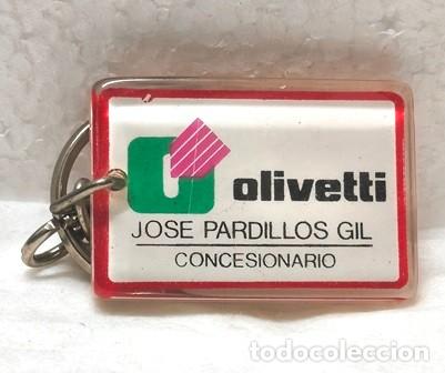 Collection of Keychains: LLAVERO DE METACRILATO OLIVETTI (J.P. GIL), SEVILLA - LLAV-28193 - B-1075