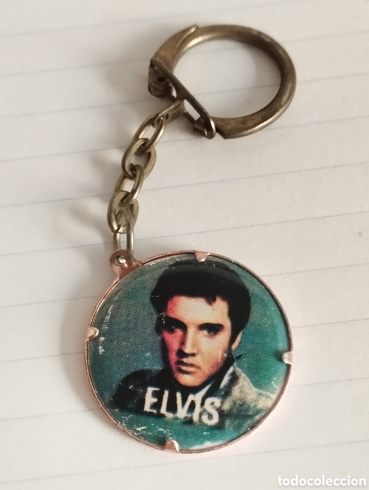 Coleccionismo de llaveros: ANTIGUO LLAVERO ELVIS PRESLEY - Foto 1