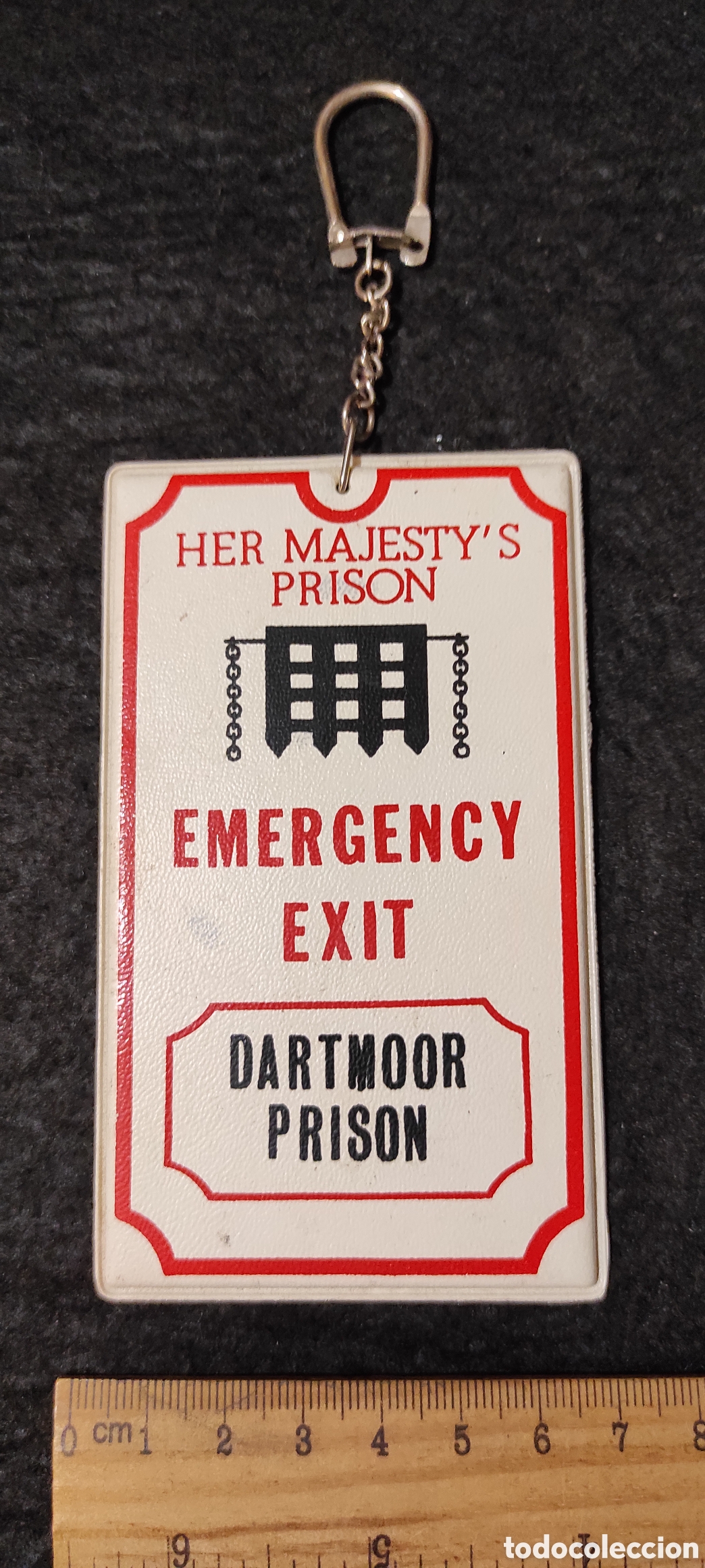 Sammlung von Schl&uuml;sselanh&auml;ngern: Llavero Dartmoore Prison