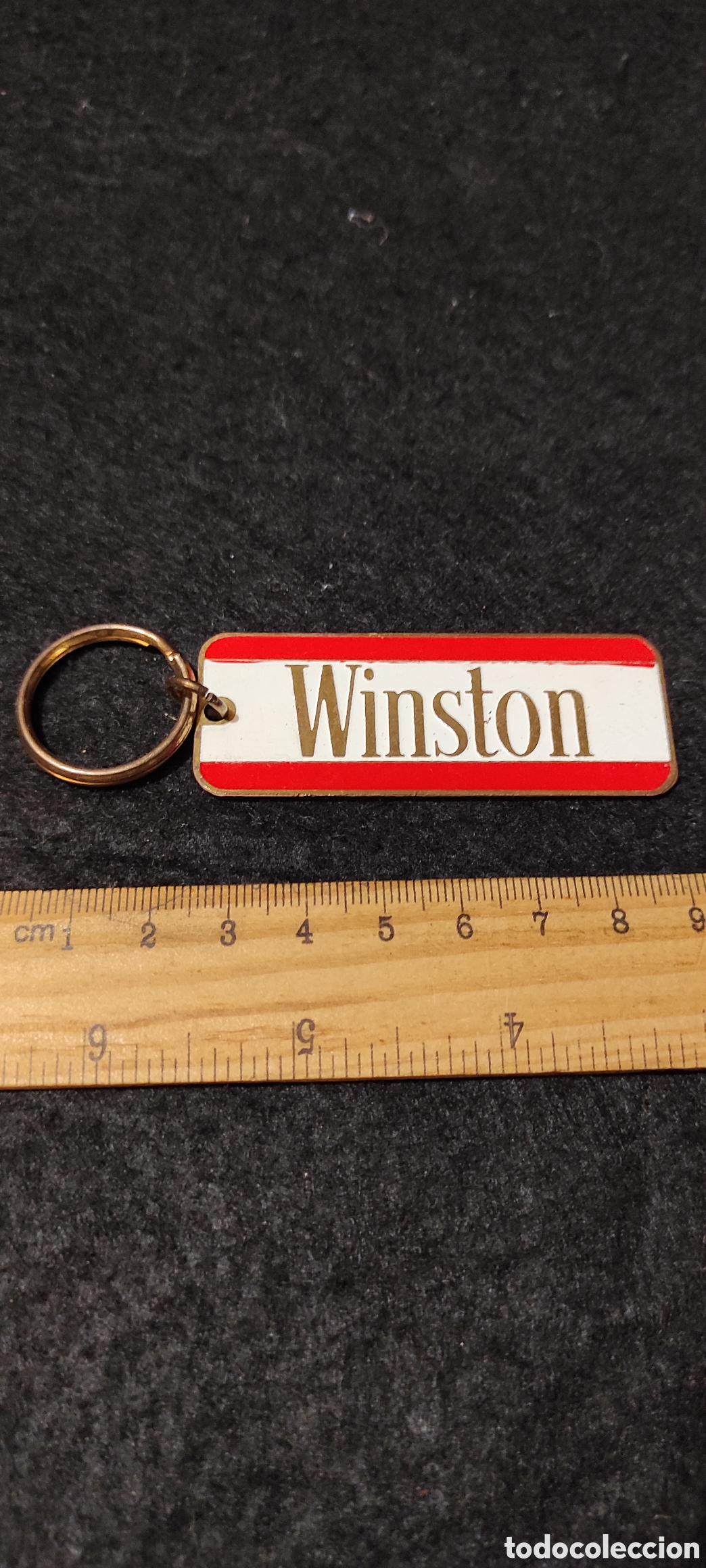 Colecionismo de porta-chaves: Llavero tabaco Winston. Ticket estaci&oacute;n de Manhattan