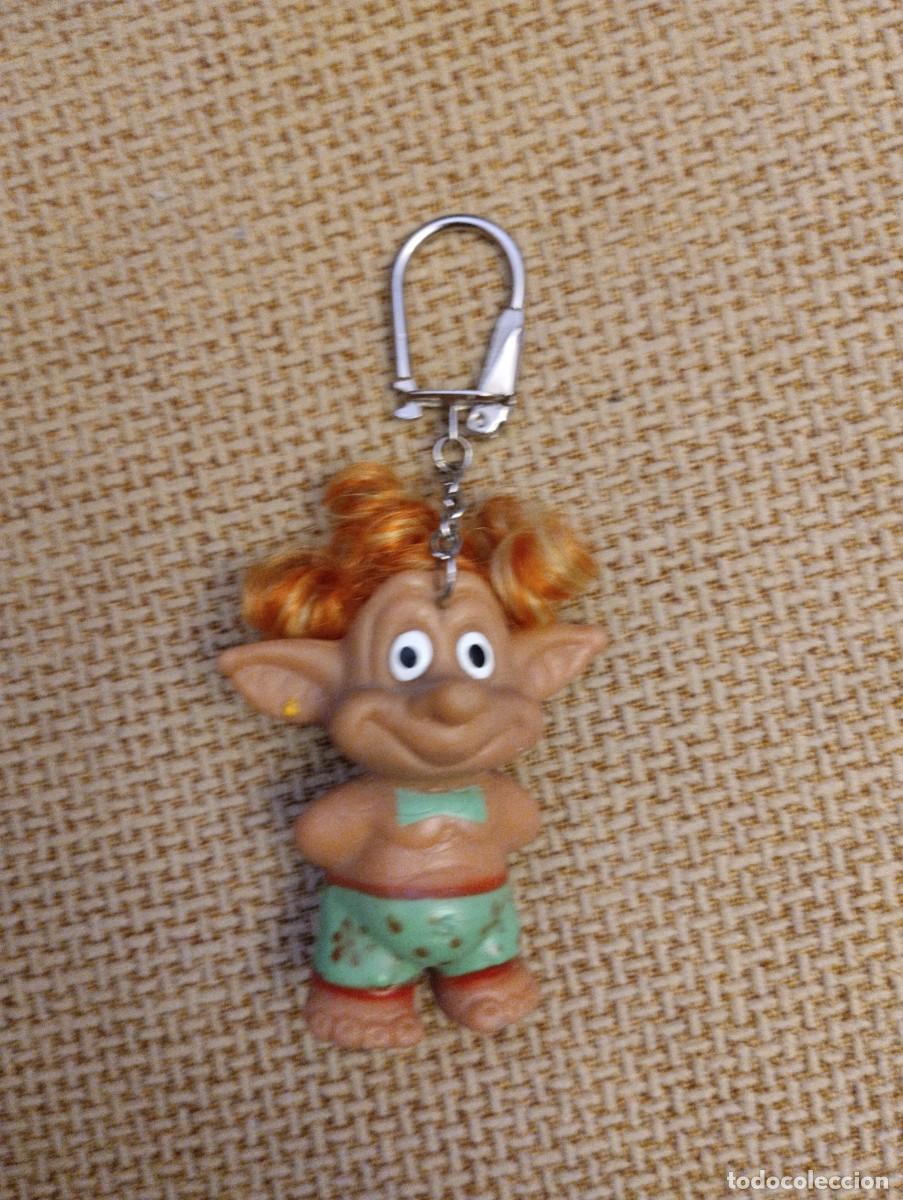 Collectionnisme de portes-cl&eacute;s: Llavero antiguo mu&ntilde;eco de goma