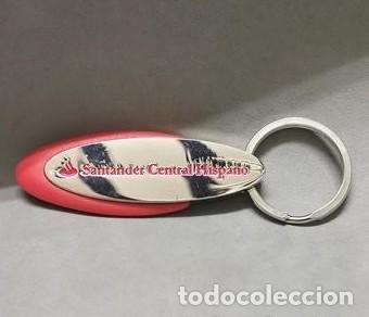 Collection of Keychains: LLAVERO DE METAL SANTANDER CENTRAL HISPANO RED DE AGENTES - LLAV-28324 - B-1081