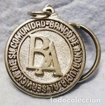 Collection of Keychains: LLAVERO DE METAL BANCO DE ANDALUCIA AL SERVICIO DE SU COMUNIDAD - LLAV-28326 - B-1081