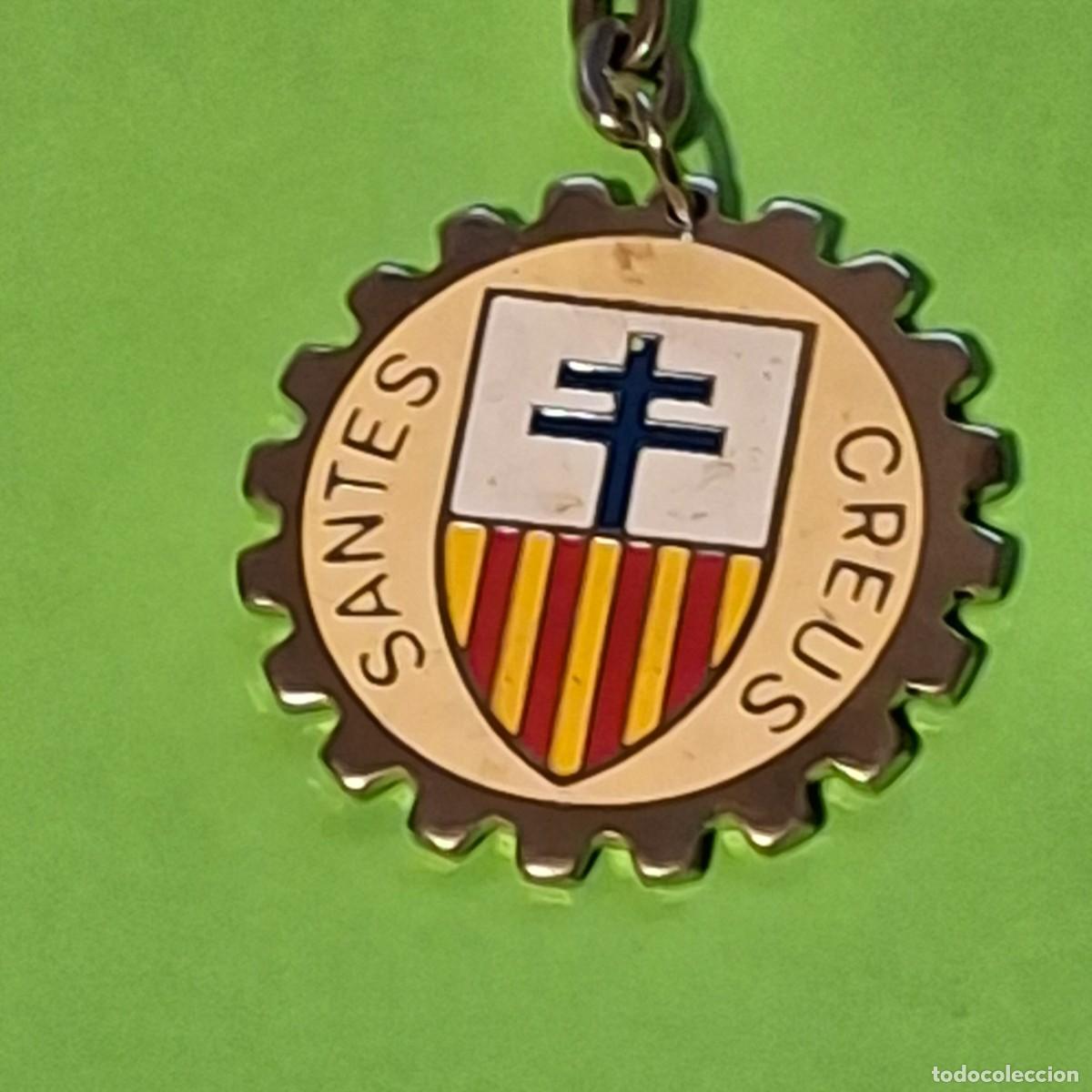 Collectionnisme de portes-cl&eacute;s: SANTES CREUS ESCUDO MUNICIPIO DE TARRAGONA - LLAVERO ORIGINAL