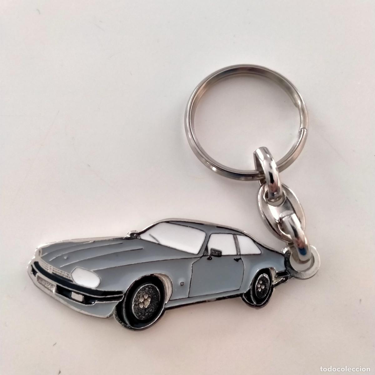 Coleccionismo de llaveros: Llavero jaguar XJS gris