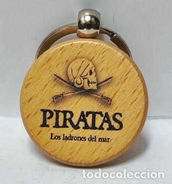 Collectionnisme de portes-cl&eacute;s: LLAVERO DE MADERA PIRATAS - LOS LADRONES DEL MAR - LLAV-28345 - B-1082