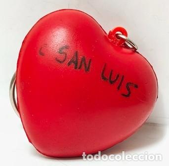 Collectionnisme de portes-cl&eacute;s: LLAVERO DE CORAZON ANTIESTRES ROJO MARCA SOGETI - LLAV-28358 - B-1083