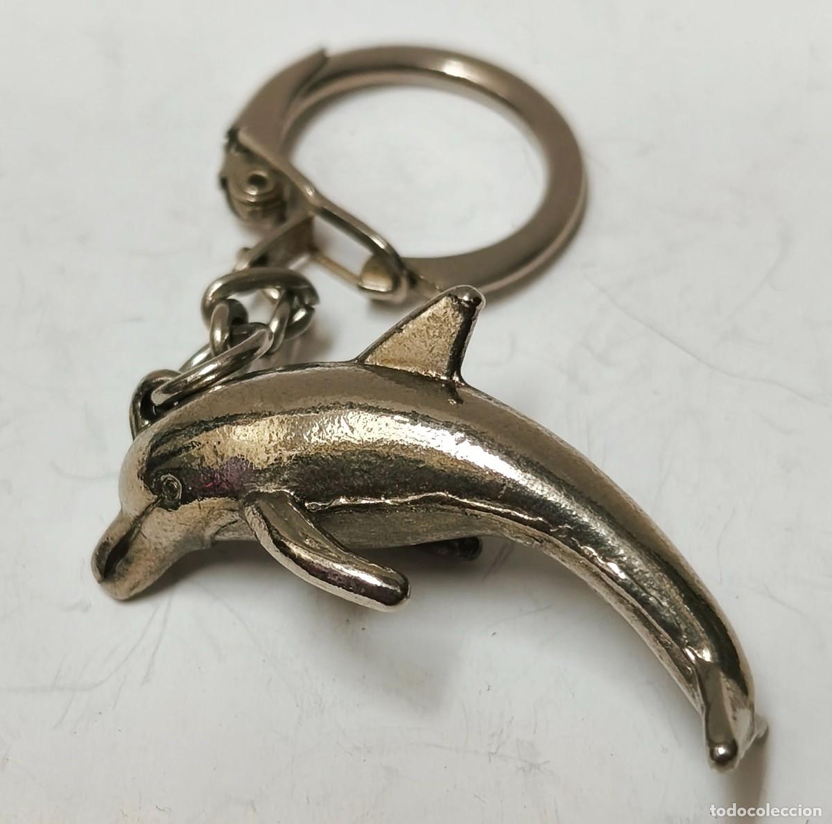 Coleccionismo de llaveros: LLAVERO ADORNO DE METAL DELFIN - LLAV-28361 - B-1084
