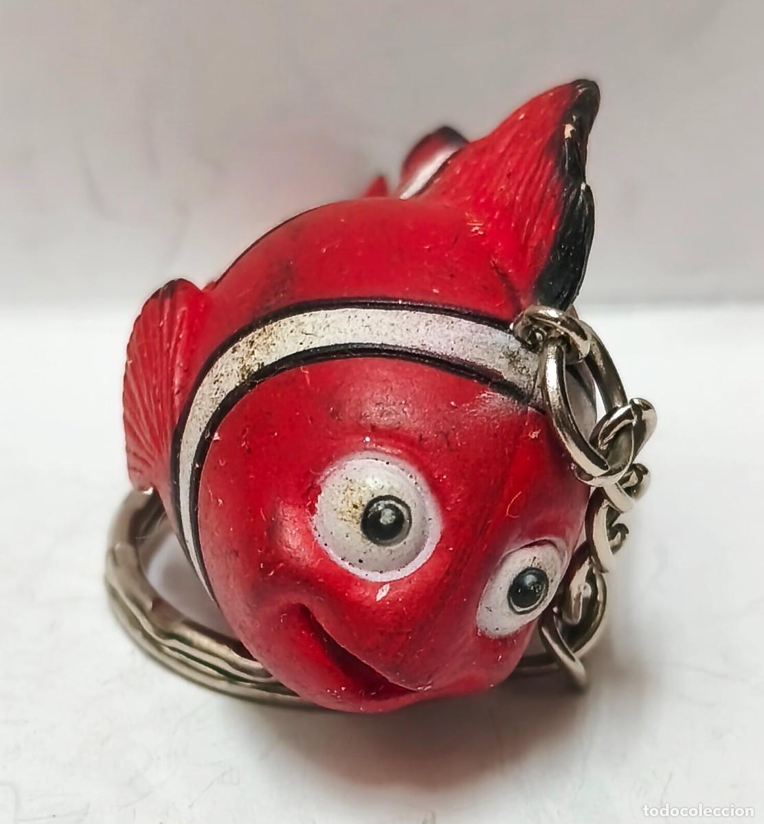 Coleccionismo de llaveros: LLAVERO DE GOMA PEZ PAYASO NEMO - LLAV-28363 - B-1084