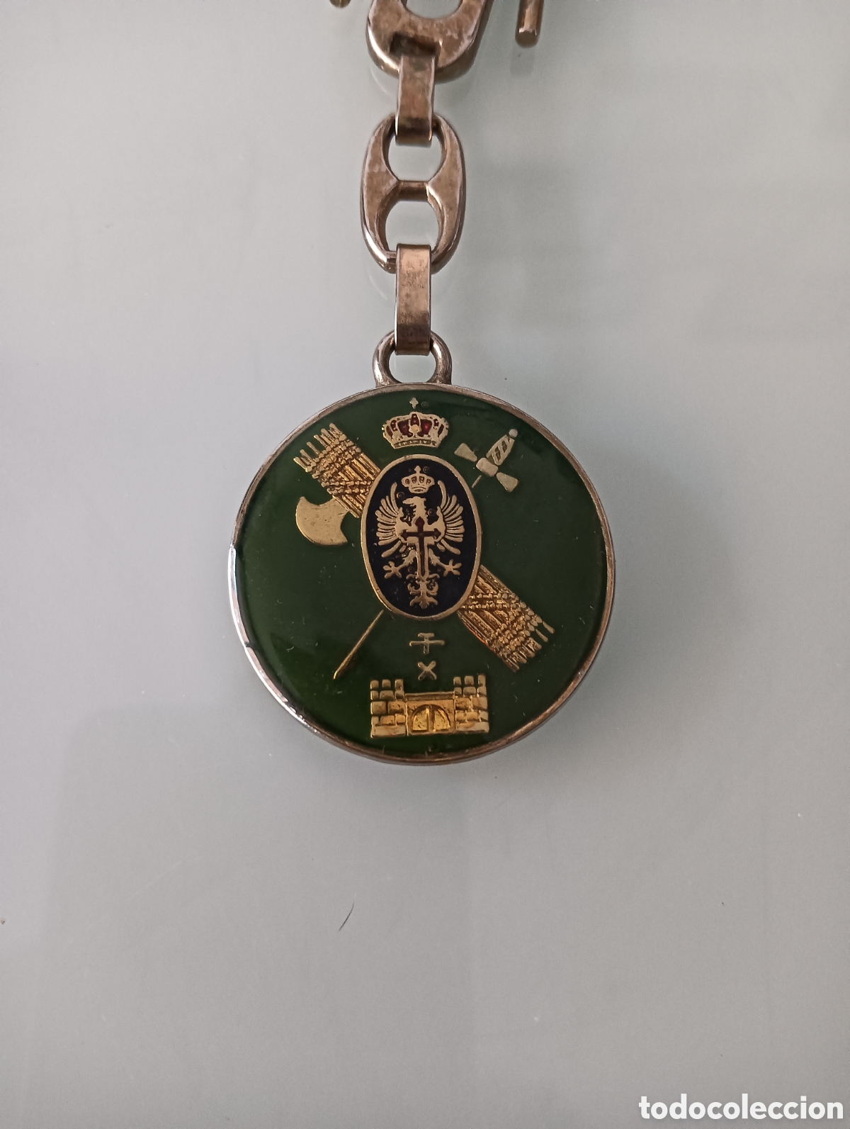 Colecionismo de porta-chaves: Llavero escuela de guardias civiles auxiliares