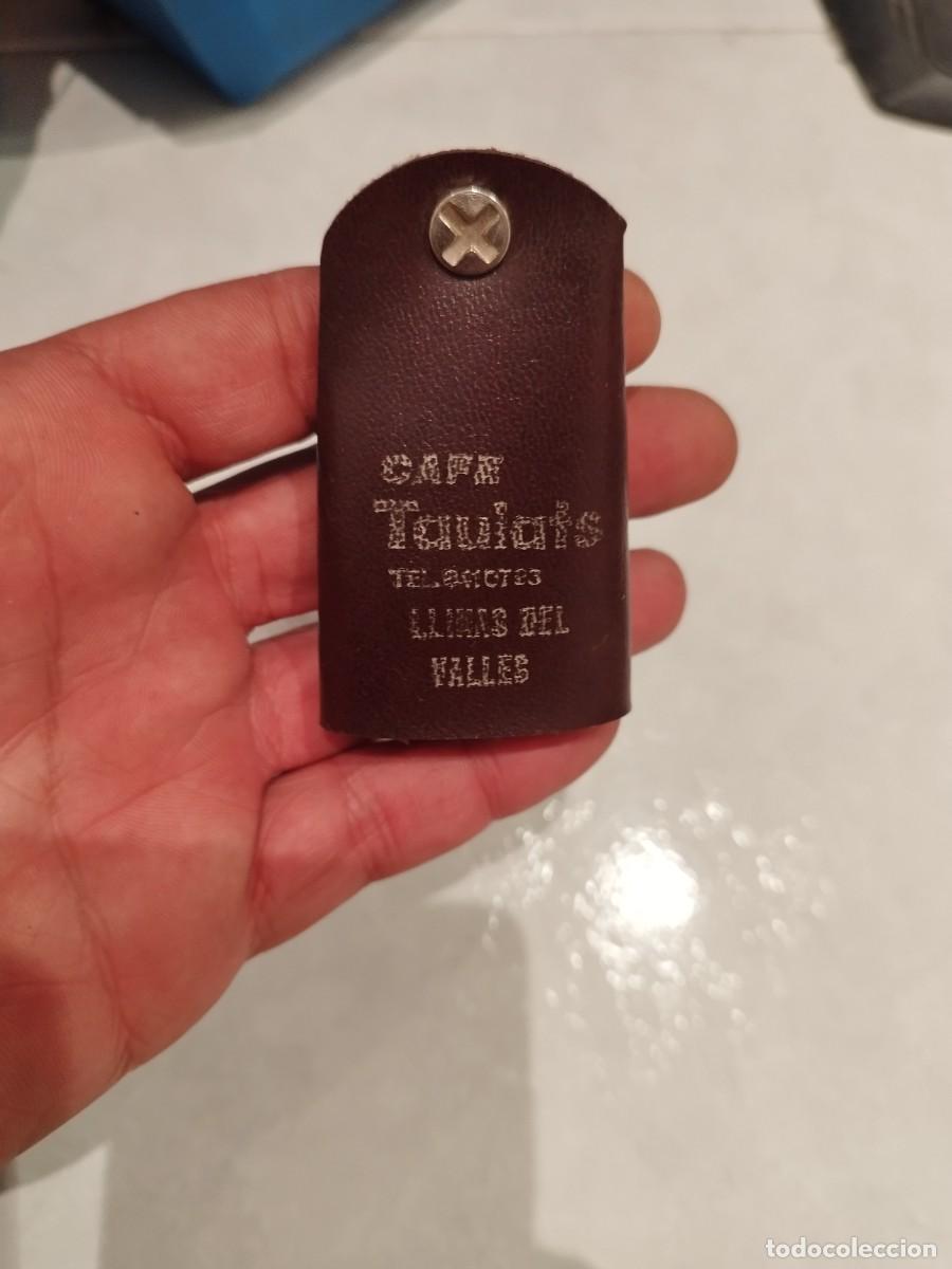 Collezionismo di Portachiavi: Antiguo llavero publicidad, CAF&Eacute; Taulats LLINARS DEL VALLES.