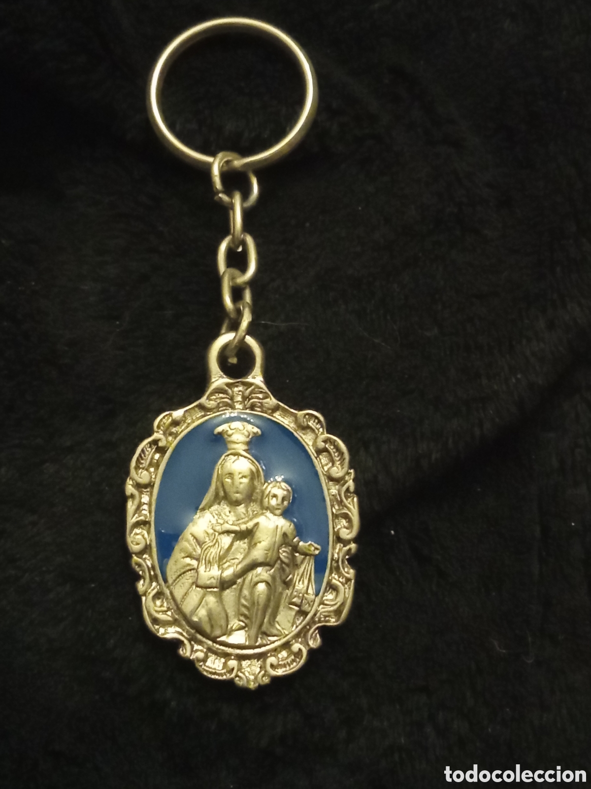 Coleccionismo de llaveros: Bonito llavero a Doble cara Hermandad de Nuestra Se&ntilde;ora del Carmen, Patrona de Almodovar del Campo