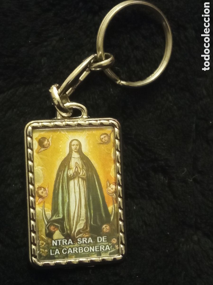 Coleccionismo de llaveros: Llavero a Doble cara, Nuestra Se&ntilde;ora de la Carbonera y Nuestra Se&ntilde;ora de la Salud (Garrovillas)