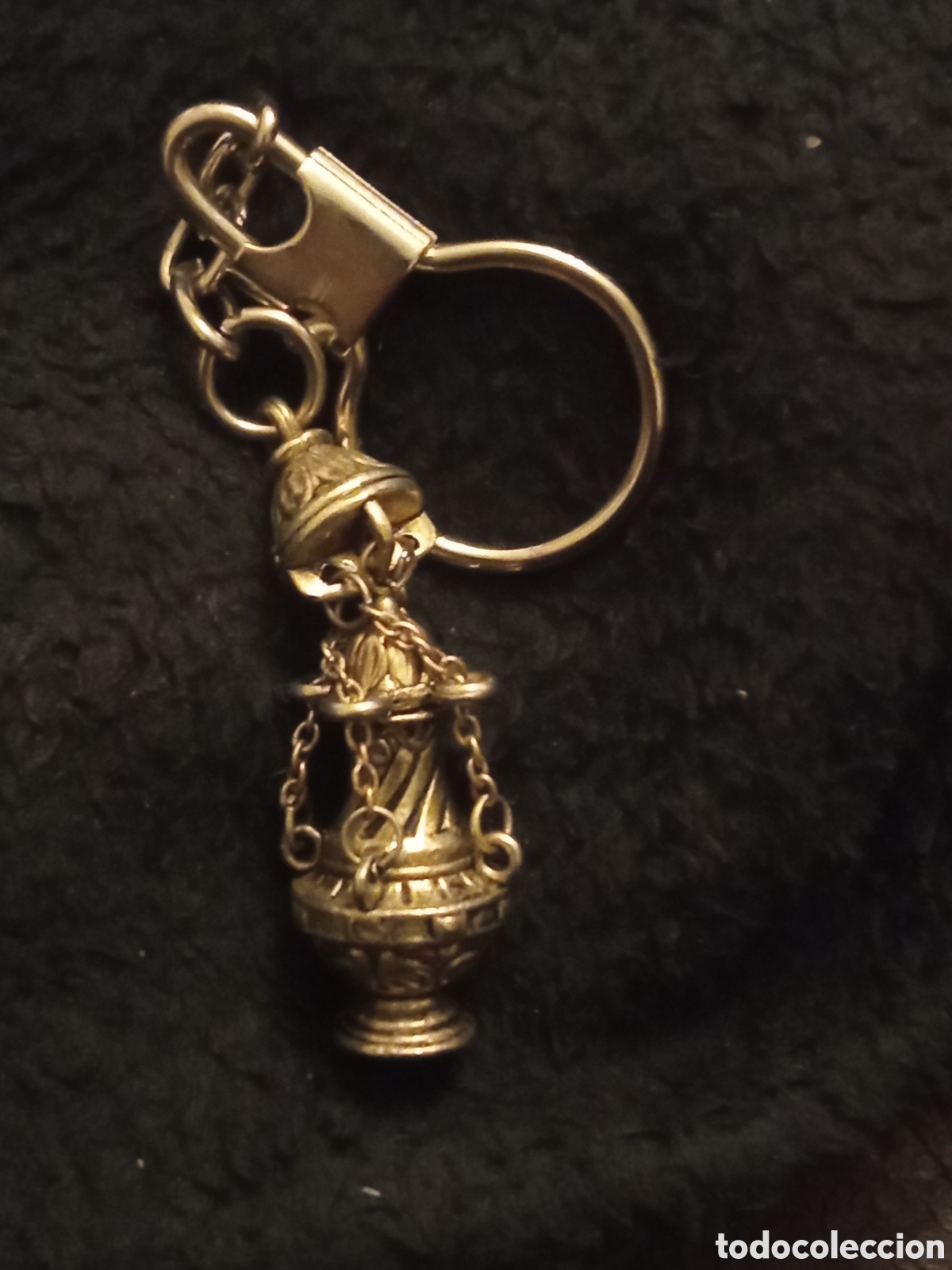 Collezionismo di Portachiavi: Bonito llavero de metal plateado, Botafumeiro