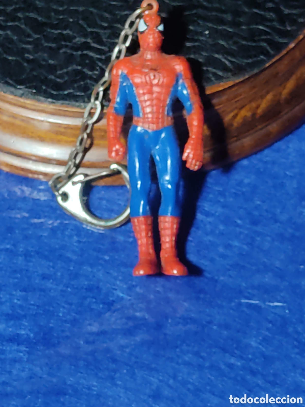 Colecionismo de porta-chaves: Llavero Spiderman de PVC o goma,original & Vintage.