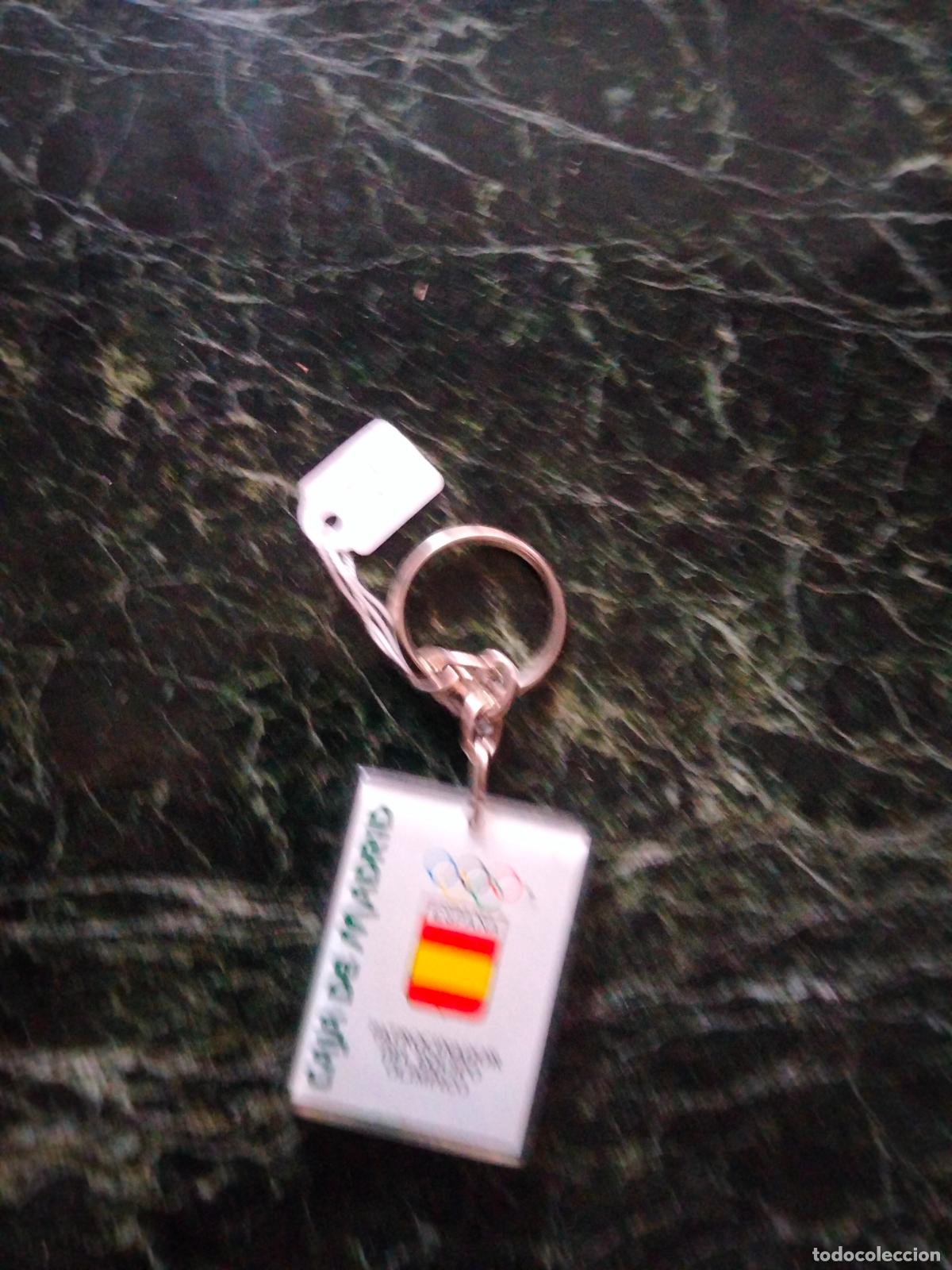 Collectionnisme de portes-cl&eacute;s: Llavero Caja de Madrid. Patrocinador equipo ol&iacute;mpico.