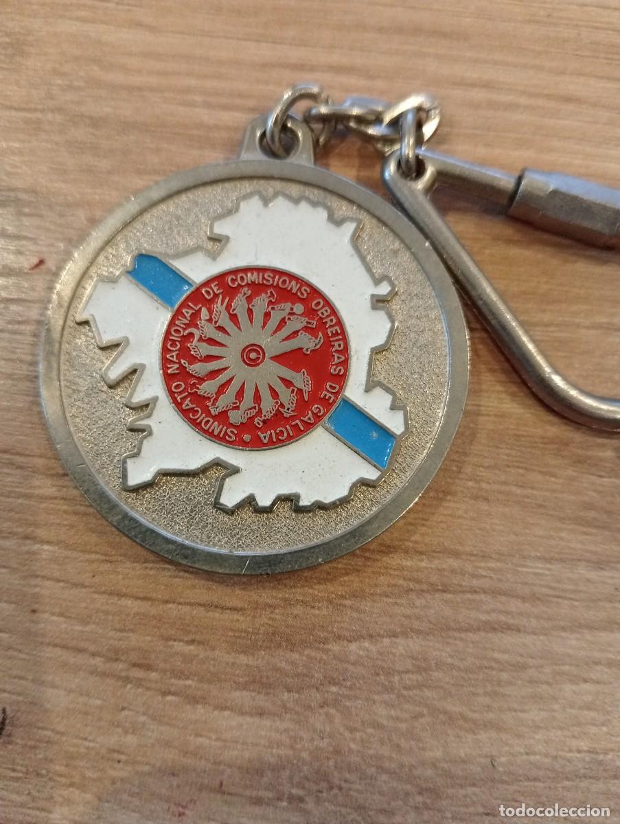 Sammlung von Schl&uuml;sselanh&auml;ngern: LLAVERO SINDICATO CCOO COMISIONES OBRERAS GALICIA PARTIDOS POL&Iacute;TICOS Y SINDICATOS