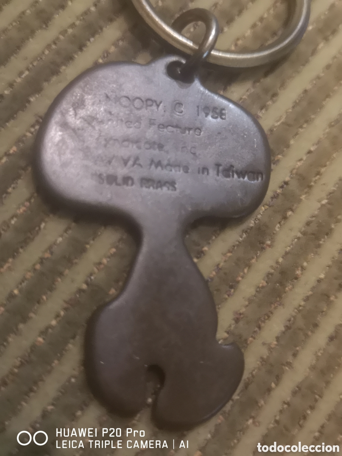 Coleccionismo de llaveros: LLAVERO SNOOPY 1958 SOLID BRASS - Foto 3