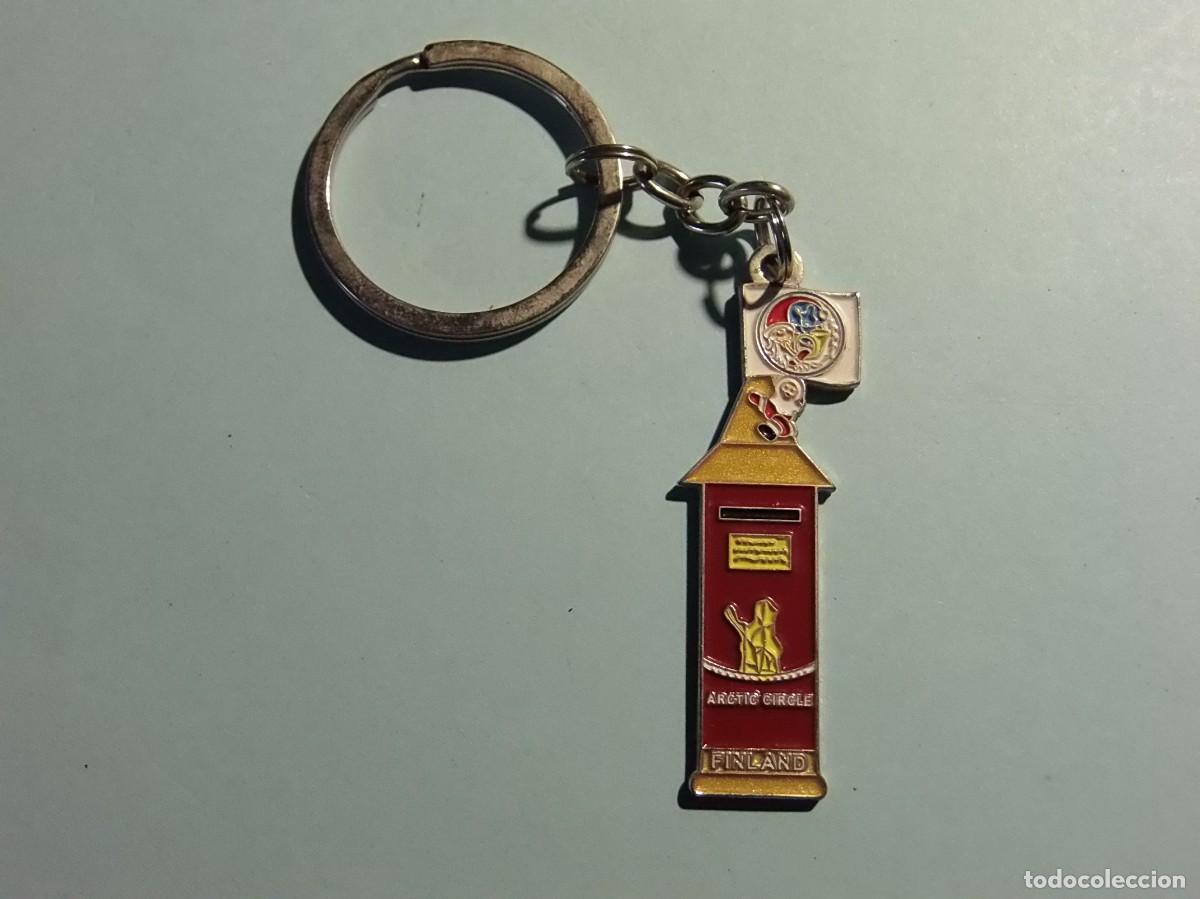 Sammlung von Schl&uuml;sselanh&auml;ngern: LLAVERO DE FINLAND (FINLANDIA) - BUZ&Oacute;N DE CORREOS - ARCTIC CIRCLE (C&Iacute;RCULO POLAR &Aacute;RTICO).
