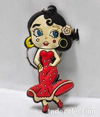 Sammlung von Schl&uuml;sselanh&auml;ngern: LLAVERO DE GOMA CON DISE&Ntilde;O DE BETTY BOO - LLAV-28403 - B-1086