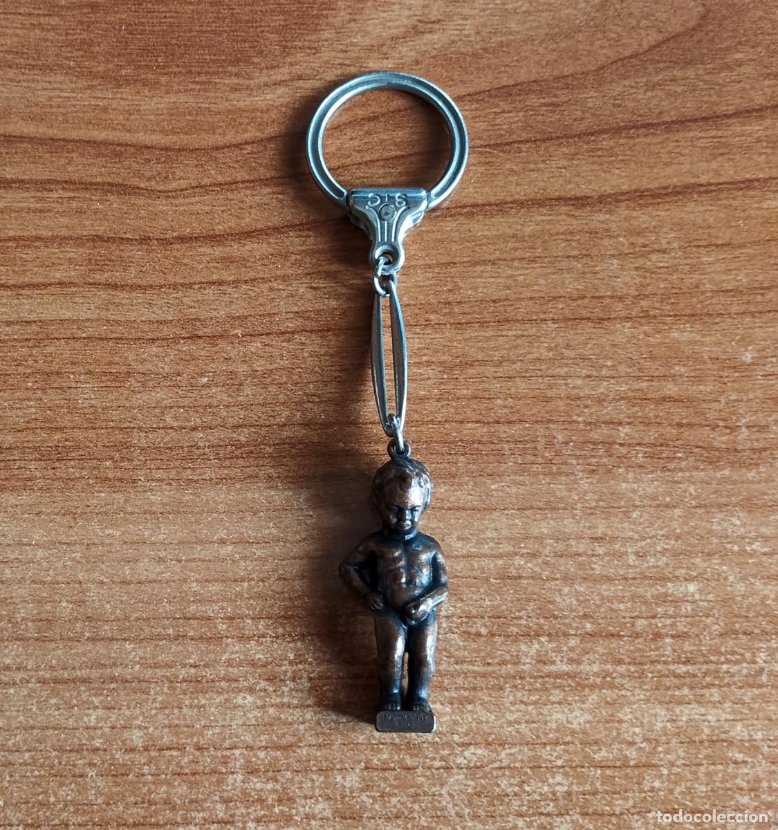 Collectionnisme de portes-cl&eacute;s: Llavero Manneken Pis de metal