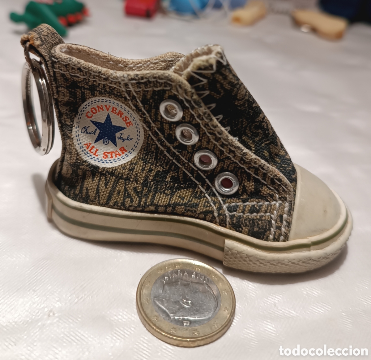 Coleccionismo de llaveros: LLAVERO Zapatilla Deportiva bota, CONVERSE ALL STAT, Chuck Taylor en lona.