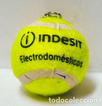 Sammlung von Schl&uuml;sselanh&auml;ngern: LLAVERO INDESIT ELECTRODOMESTICOS PELOTA DE TENIS - LLAV-28417 - B-1087