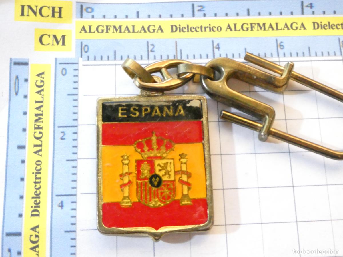 Coleccionismo de llaveros: LLAVERO TURISMO BANDERAS. ESPA&Ntilde;A ESCUDO