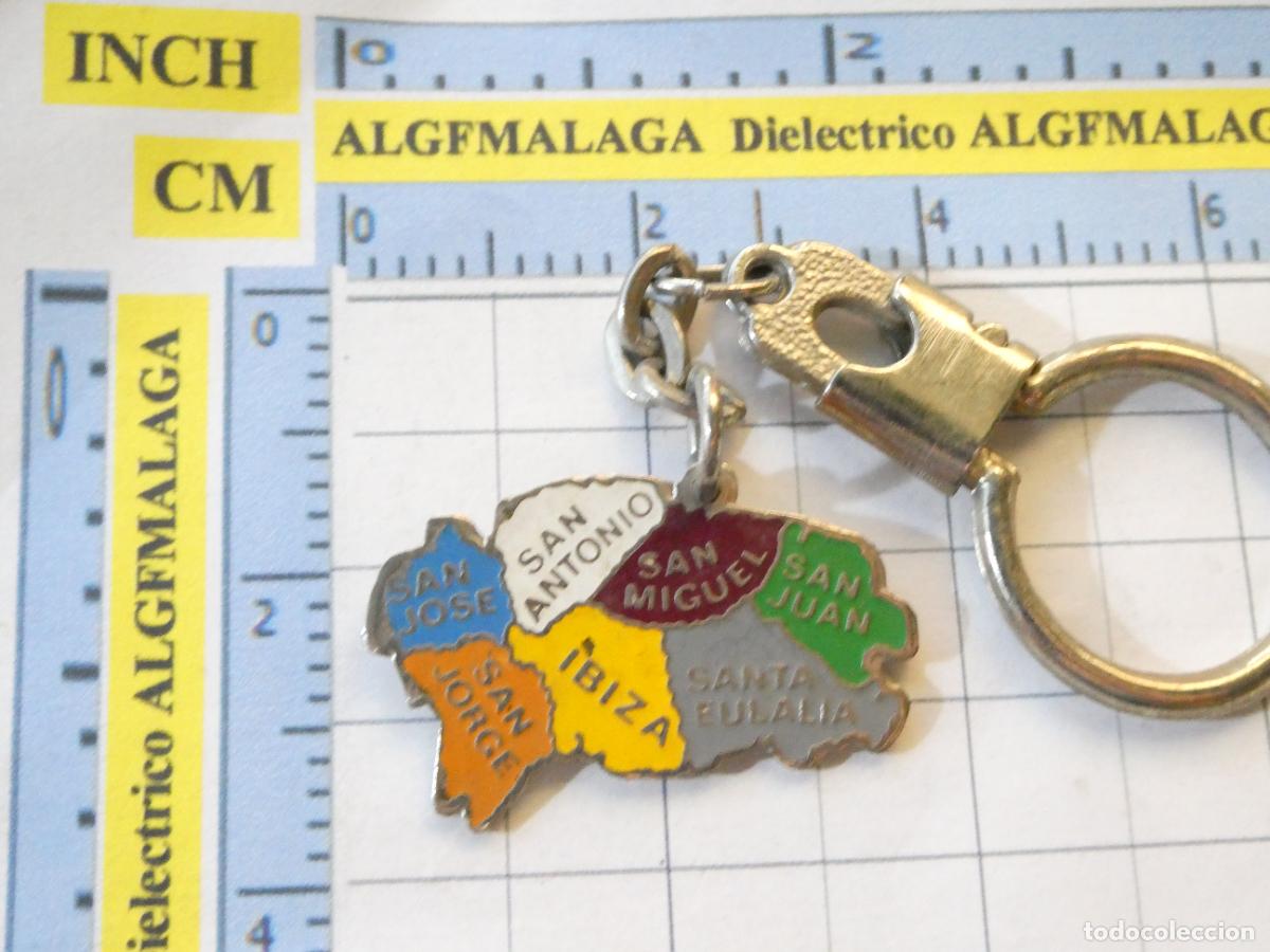 Coleccionismo de llaveros: LLAVERO DE TURISMO. MAPA PLANO DE LA ISLA DE IBIZA