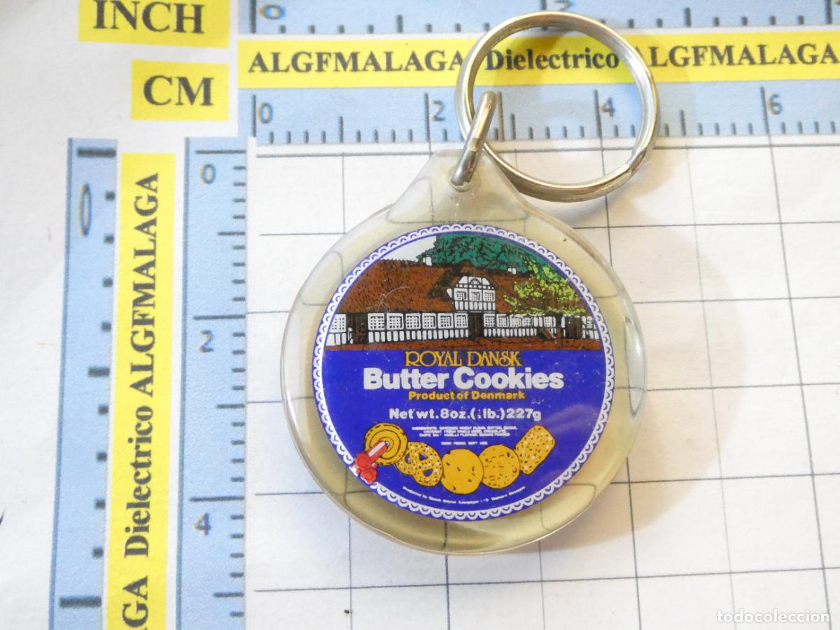Coleccionismo de llaveros: LLAVERO GALLETAS DANESAS DINAMARCA ROYAL DANSK BUTTER COOKIES