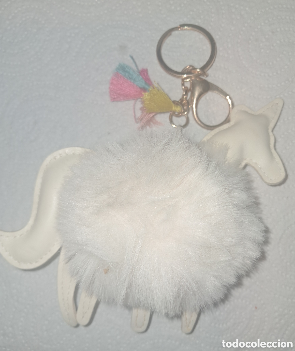 Coleccionismo de llaveros: LLAVERO UNICORNIO POMPON - Foto 2