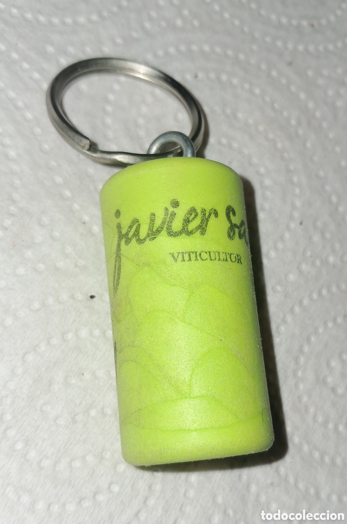 Coleccionismo de llaveros: LLAVERO CORCHO DE VINO JAVIER SANZ VITICULTOR