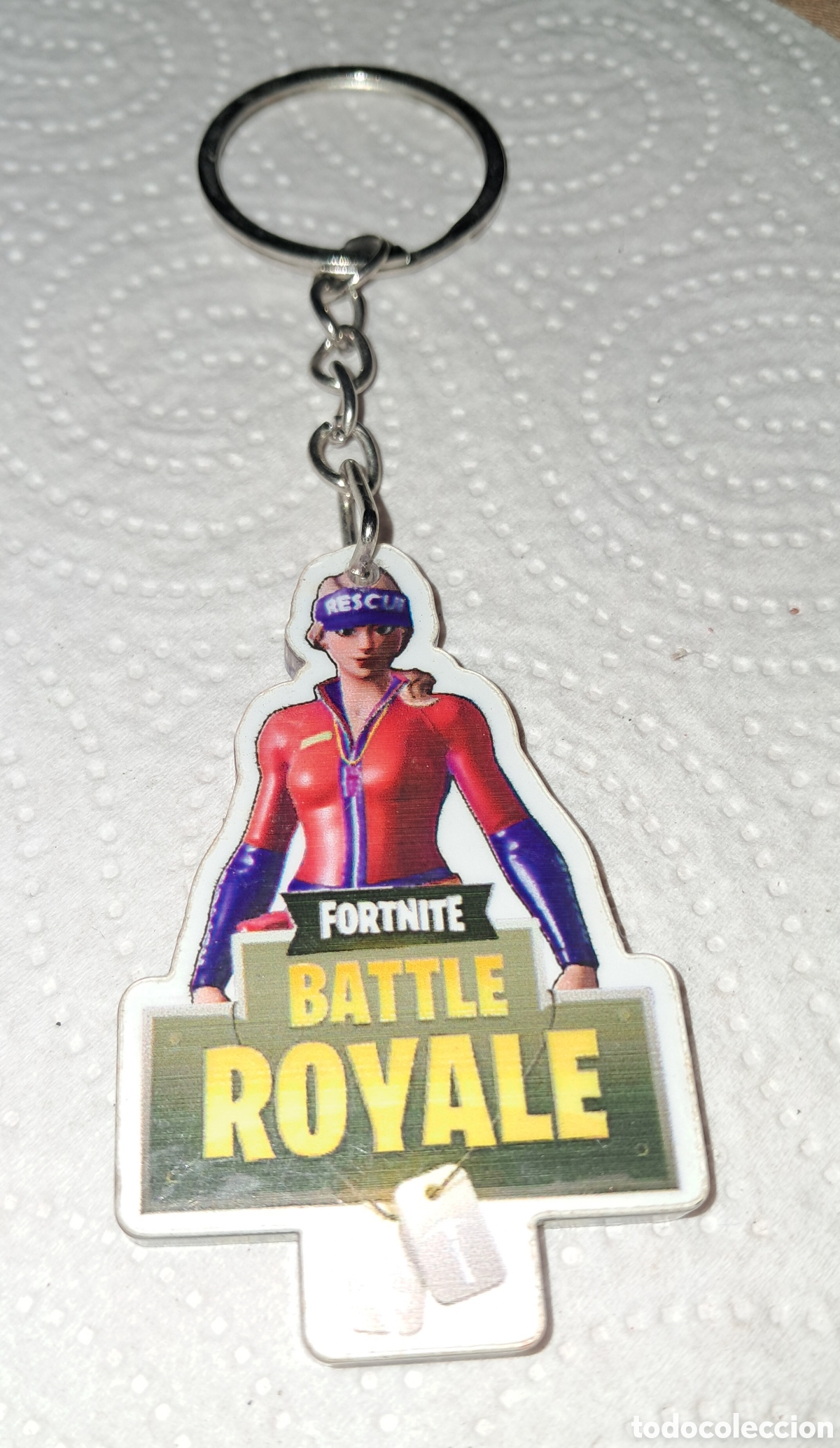 Sammlung von Schl&uuml;sselanh&auml;ngern: LLAVERO FORNITE BATTLE ROYALE METACRILATO