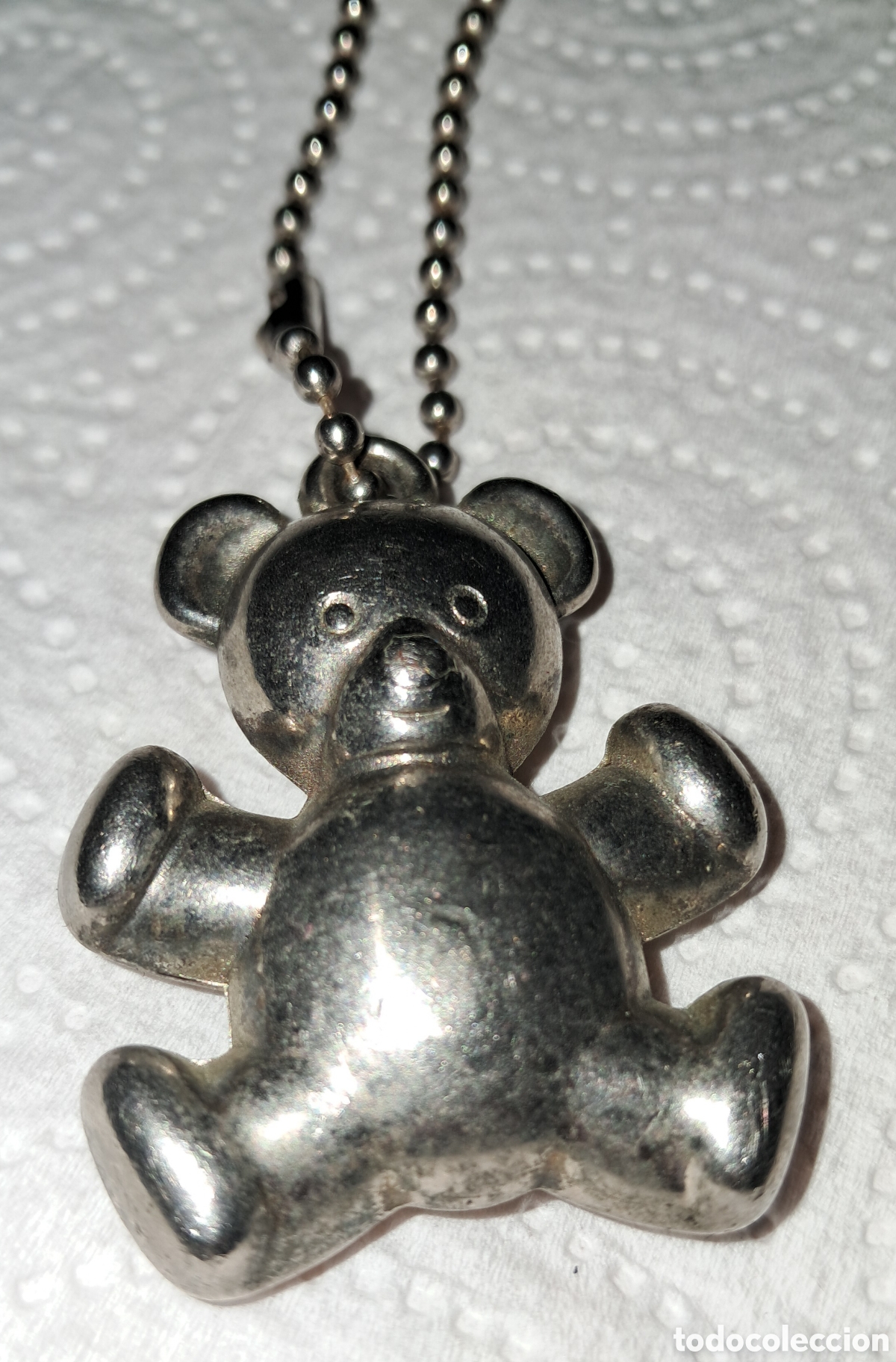 Collectionnisme de portes-cl&eacute;s: LLAVERO COLGANTE OSO PLATEADO