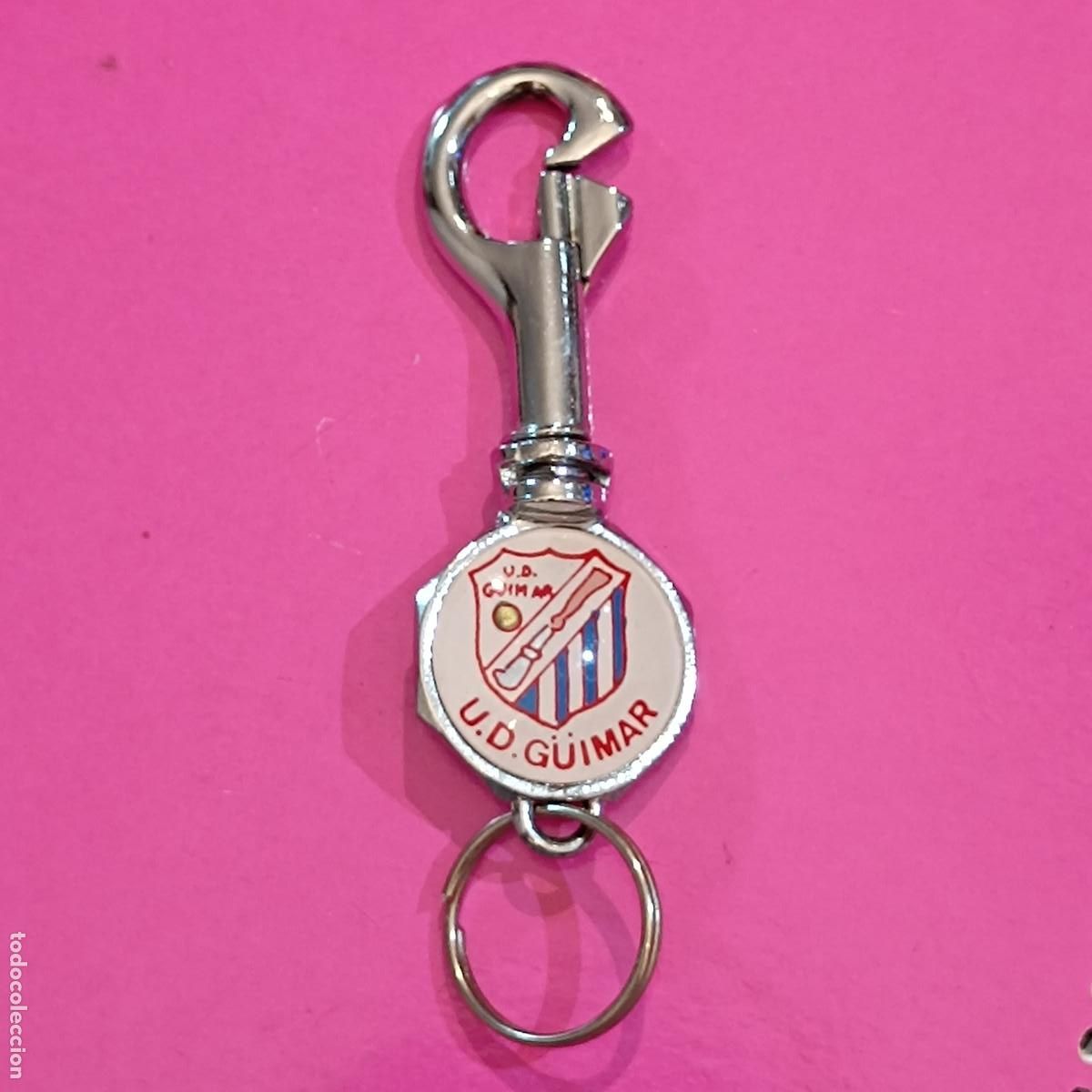 Colecionismo de porta-chaves: LLAVERO ANTIGUO FUTBOL U.D. GUIMAR. MYJ.
