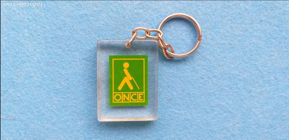 Coleccionismo de llaveros: LLAVERO de la ONCE. ORGANIZACION NACIONAL DE CIEGOS. La ilusi&oacute;n de todos los d&iacute;as.