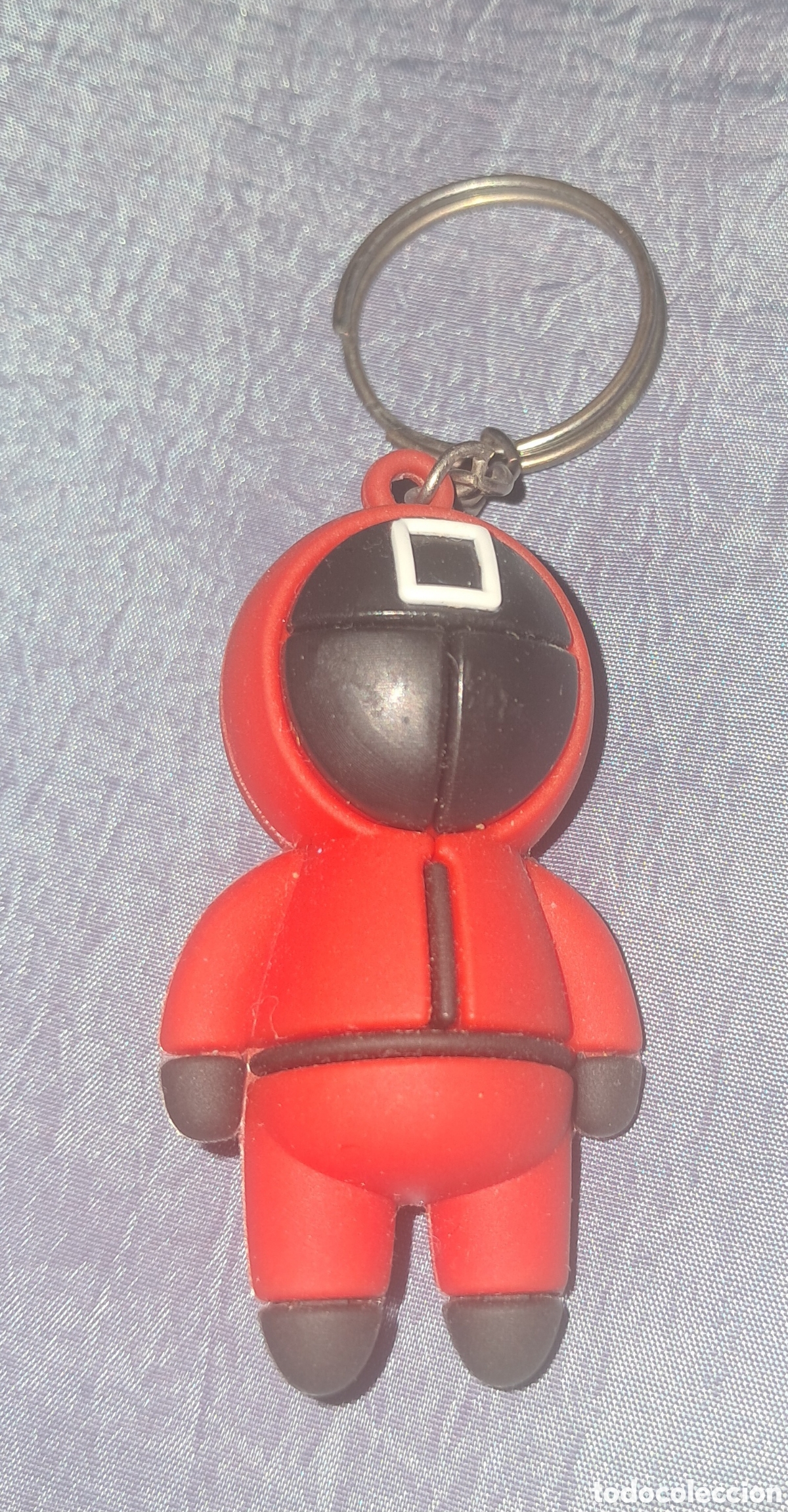 Sammlung von Schl&uuml;sselanh&auml;ngern: LLAVERO VIGILANTE CUADRADO JUEGO DEL CALAMAR