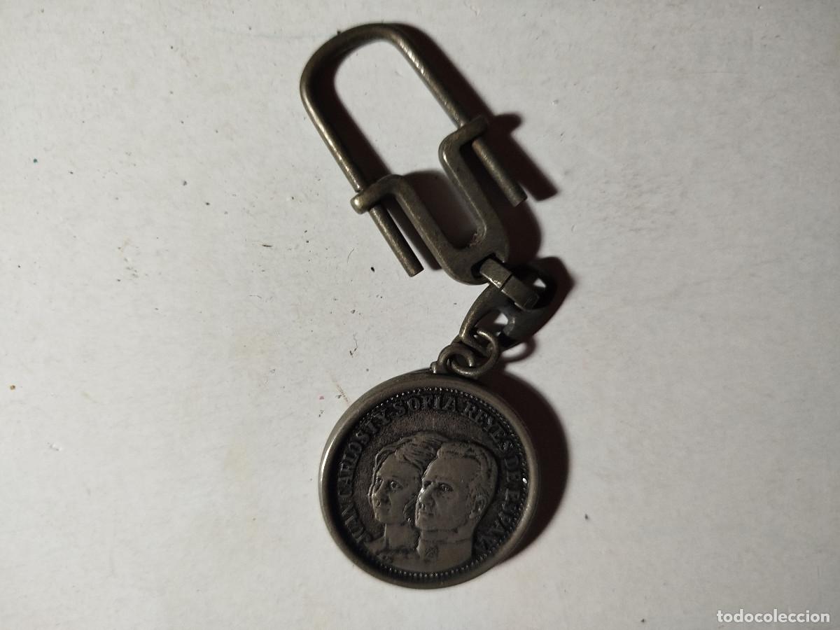 Coleccionismo de llaveros: Llavero retro reyes de Espa&ntilde;a - Foto 1