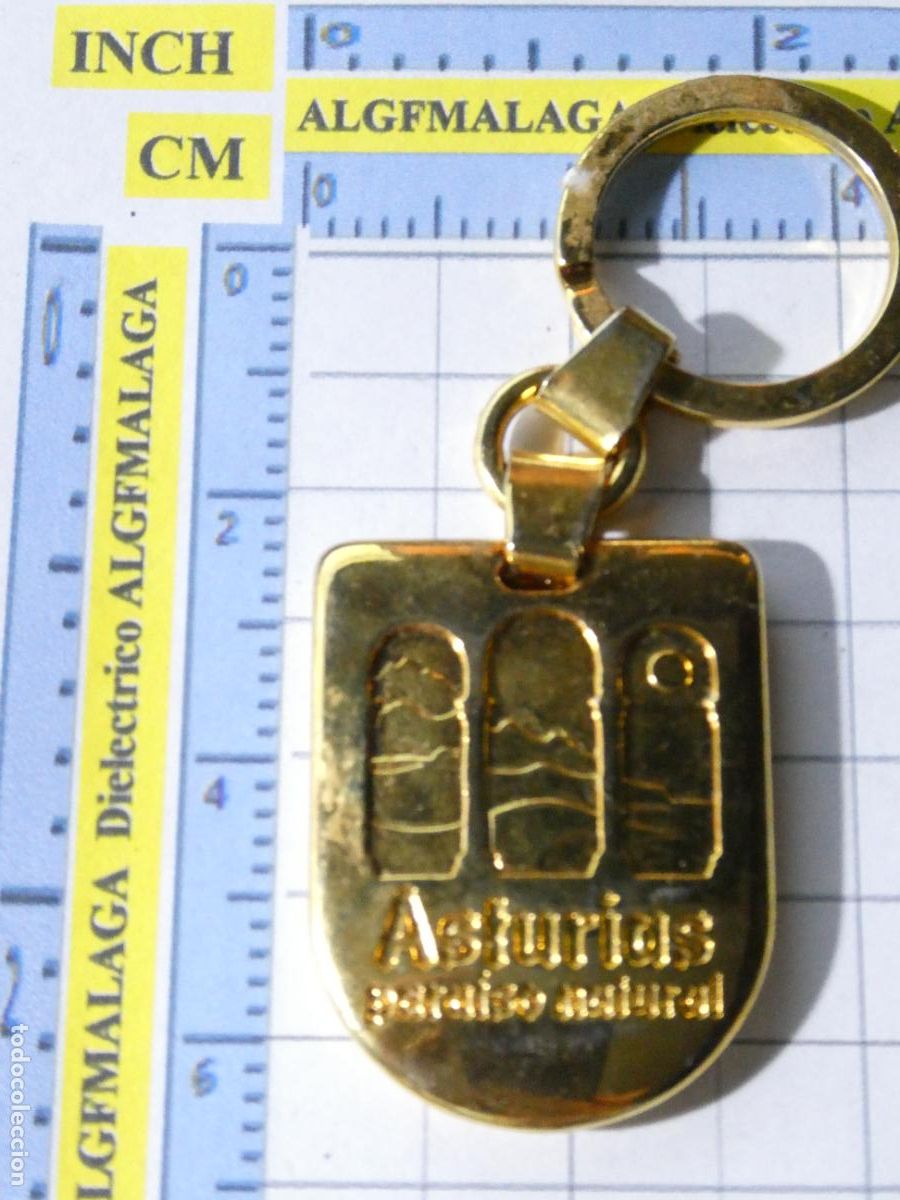 Sammlung von Schl&uuml;sselanh&auml;ngern: LLAVERO DE TURISMO. ASTURIAS PARAISO NATURAL