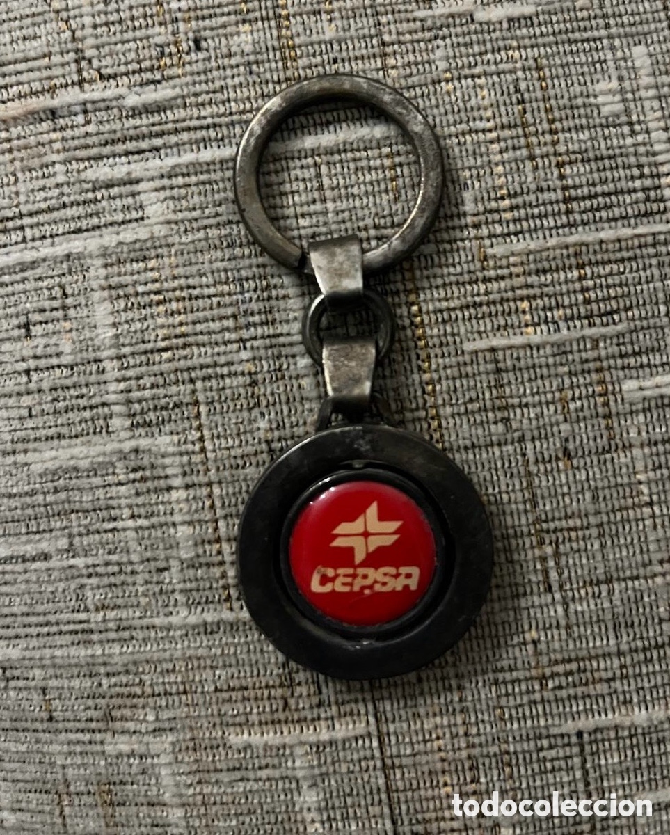 Collection of Keychains: Llavero CEPSA, pozo de Guadalajara