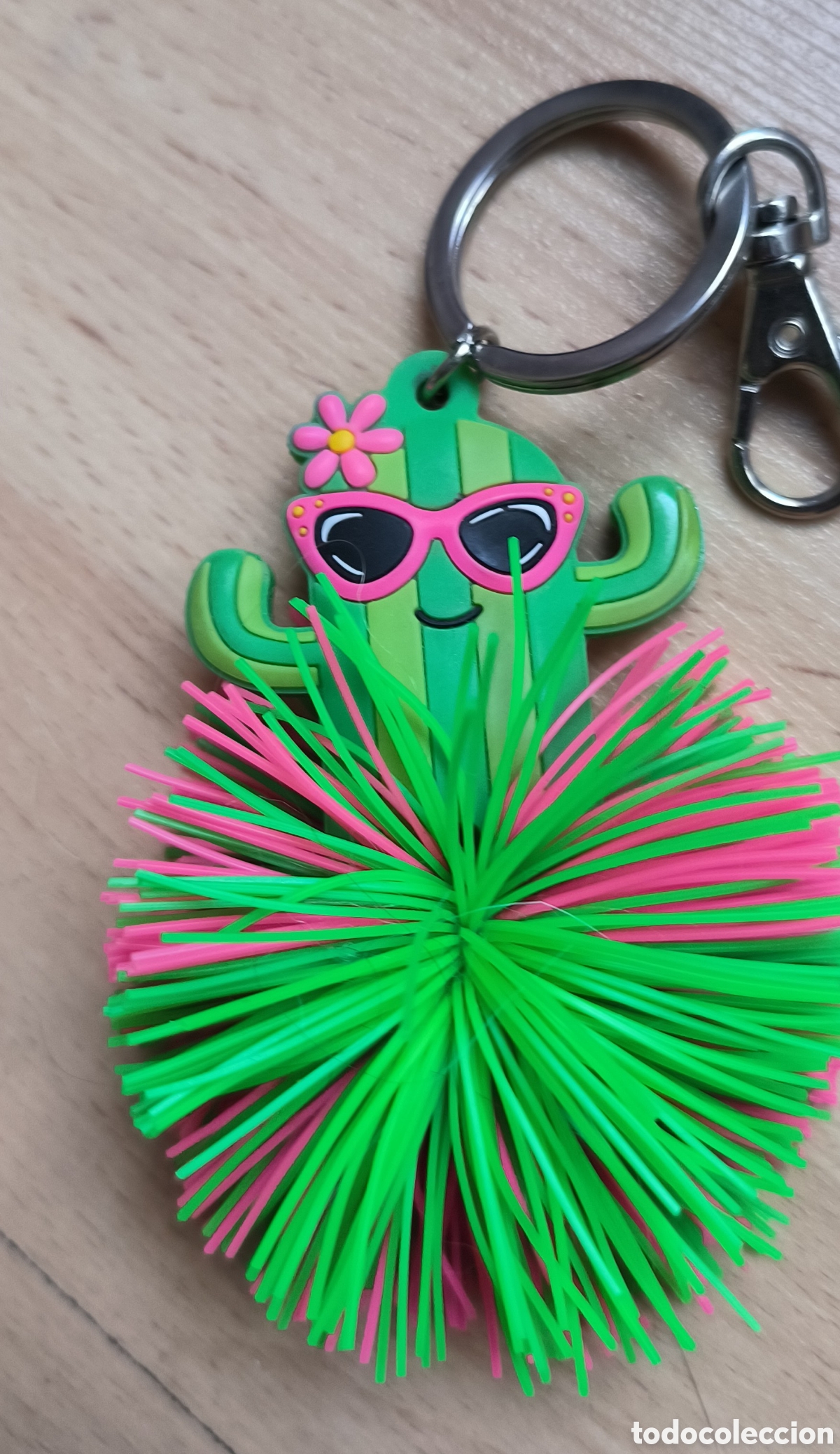 Collectionnisme de portes-cl&eacute;s: Llavero de cactus multicolor