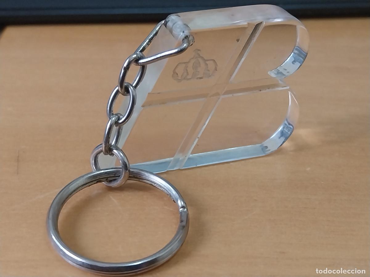 Colecionismo de porta-chaves: IBERIA LOGO PL&Aacute;STICO 3.6X4.82CMS ORIGINAL VINTAGE USADO