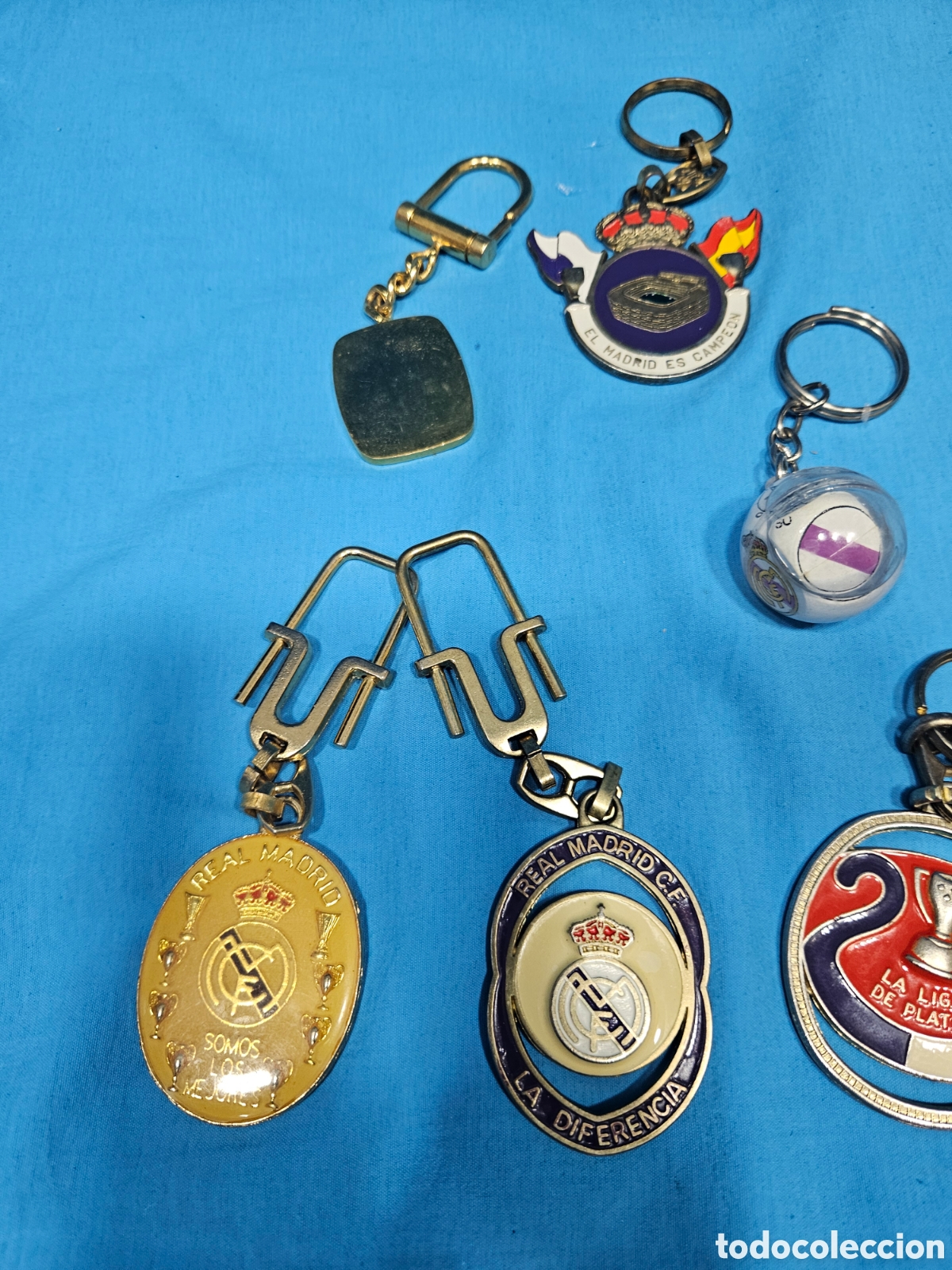 Coleccionismo de llaveros: LOTE 7 LLAVEROS DEL REAL MADRID - Foto 6