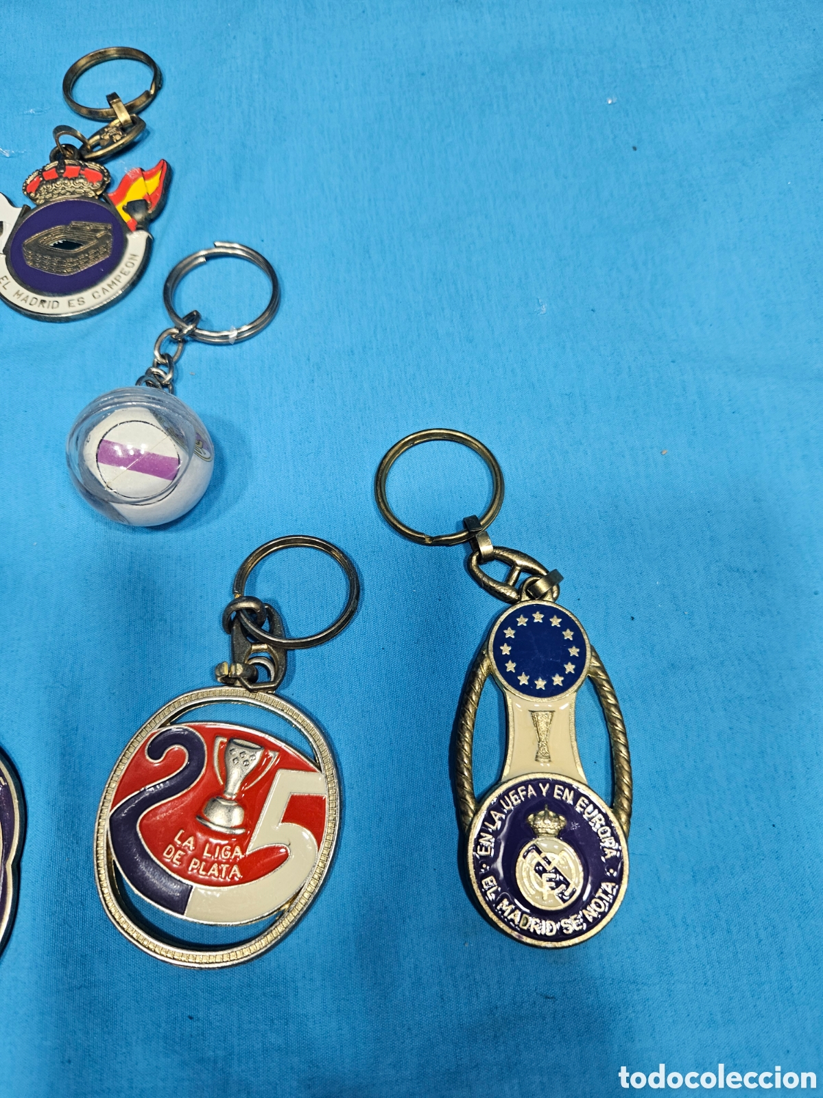 Coleccionismo de llaveros: LOTE 7 LLAVEROS DEL REAL MADRID - Foto 7