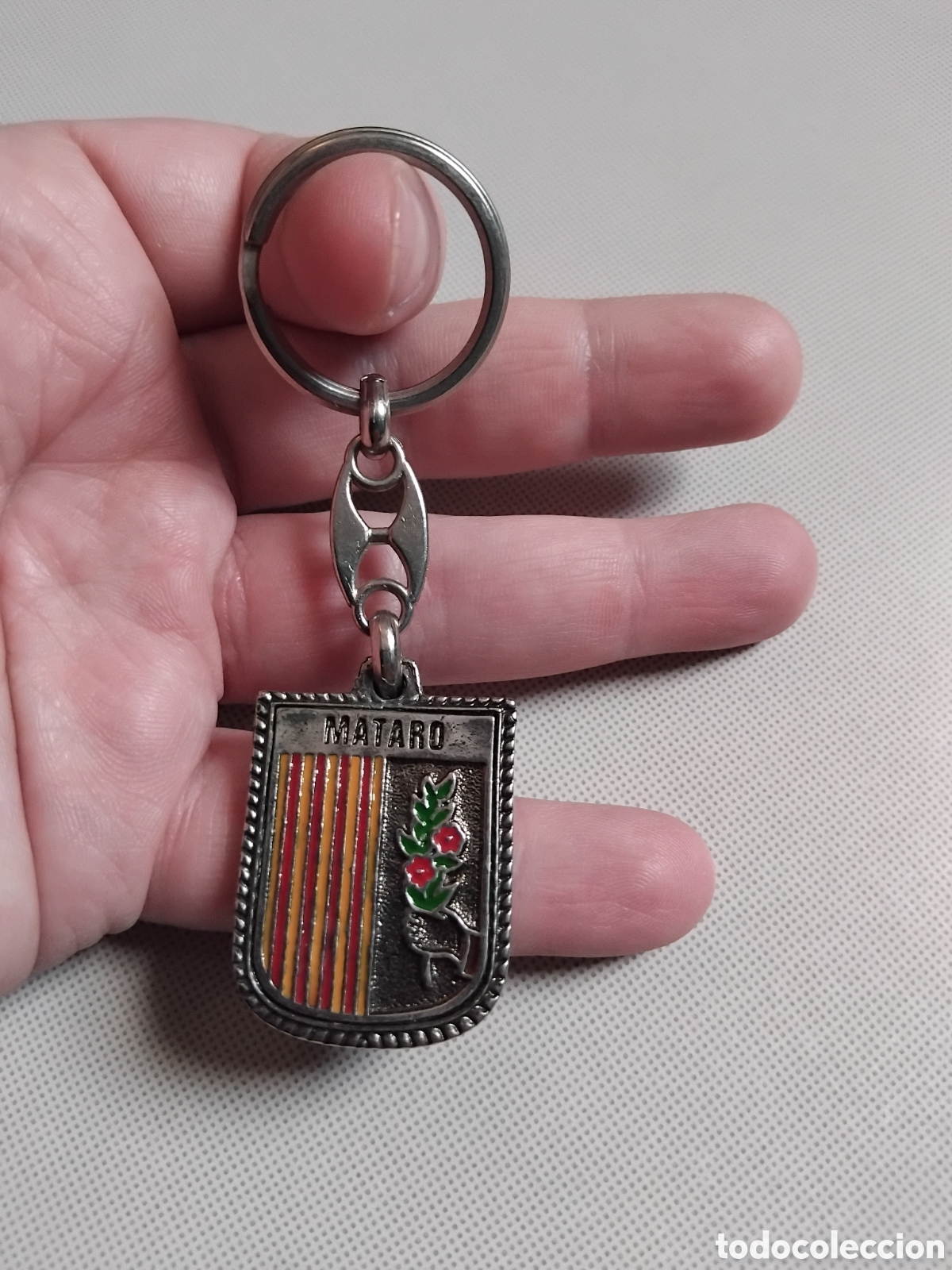 Coleccionismo de llaveros: Am Llavero con el escudo de Matar&oacute; - Foto 1
