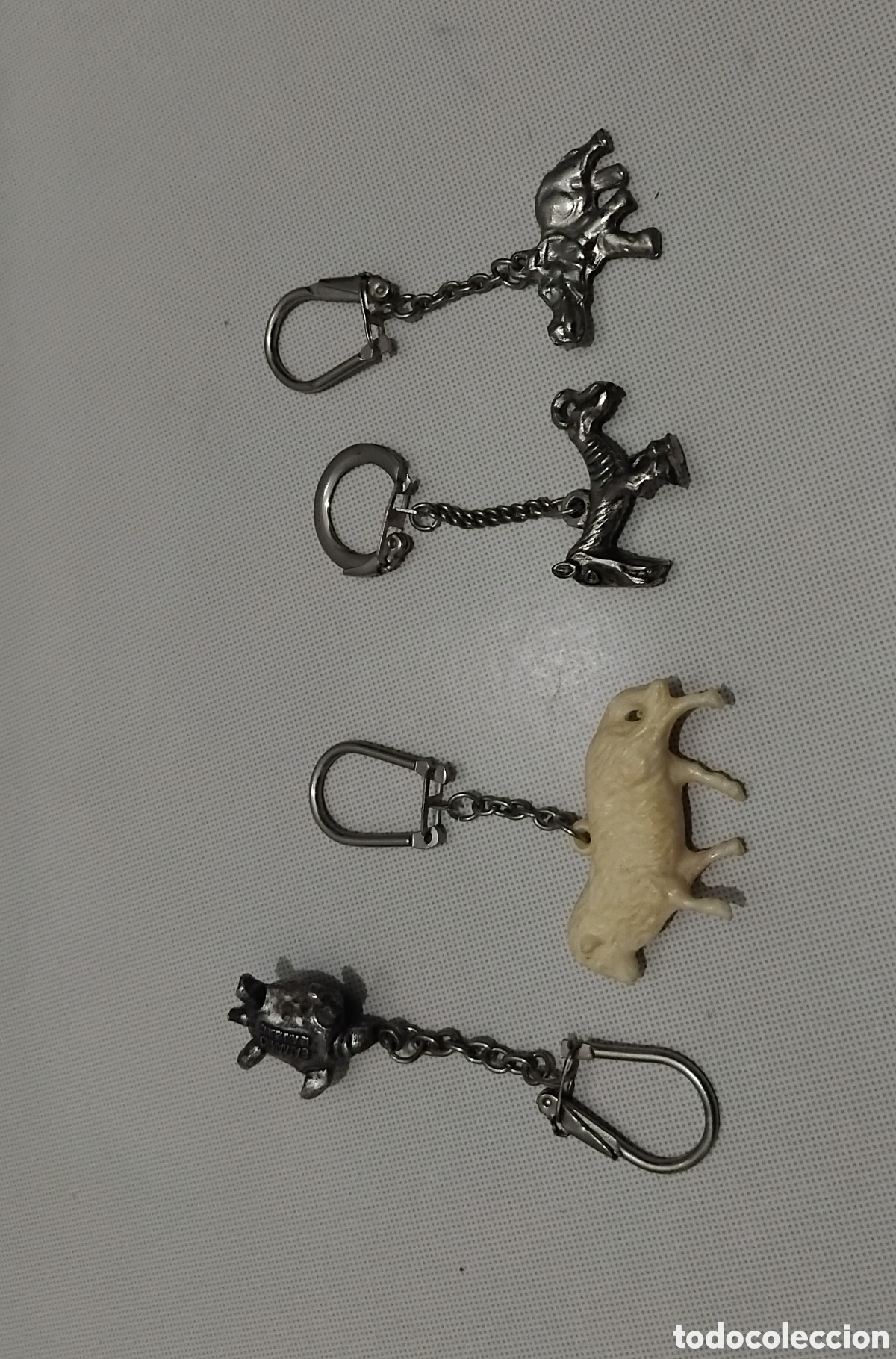 Sammlung von Schl&uuml;sselanh&auml;ngern: Conjunto de 4 llaveros de animales