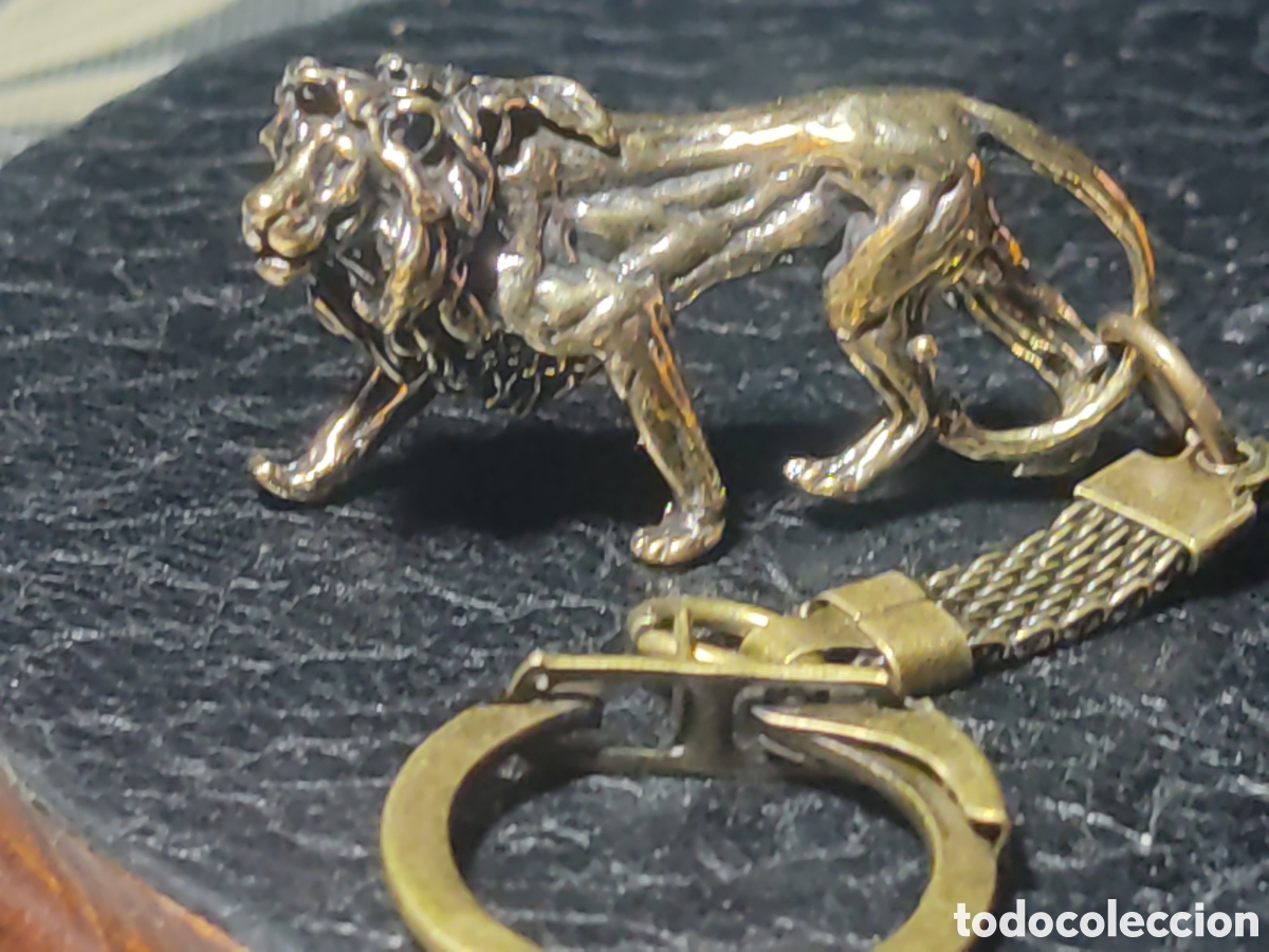 Coleccionismo de llaveros: Llavero le&oacute;n de bronce o lat&oacute;n. - Foto 2
